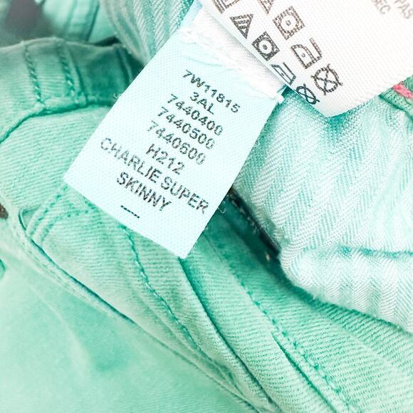 Lucky Brand Charlie Super Skinny Green Jeans Size 8 / 29 - Picture 8 of 11